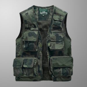 Multi Pockets Summer Mens US Tactical Hiking Fishing Vest Mens Photographer Waistcoat Mesh Cargo Sleeveless Jacket Tool Vest 6XL