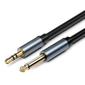 6.5 mm to 3.5 mm audio aux cable - 1.8 meter