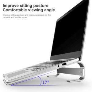 Laptop Stand - Premium Quality Aluminum Alloy Base Laptop Stand Height Increasing Laptop Support Stand Heat Dissipation Rack
