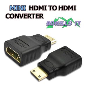 Mini HDMI to HDMI- HDMI Female to Mini HDMI Male Adapter