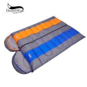 Outdoor Camping Comfort: Desert & Fox Sleeping Bag - 1kg Weight, Ideal for Temperatures Above +10 Degrees