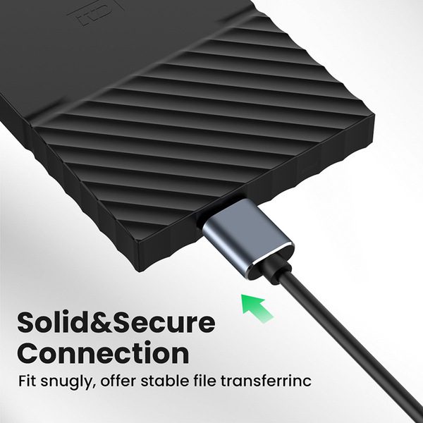 Micro B to Type C Cable -Portable Hard Disk HDD to Type C Cable - Type-C to USB 3.0 Micro B connector 5Gbps cable - Image 6