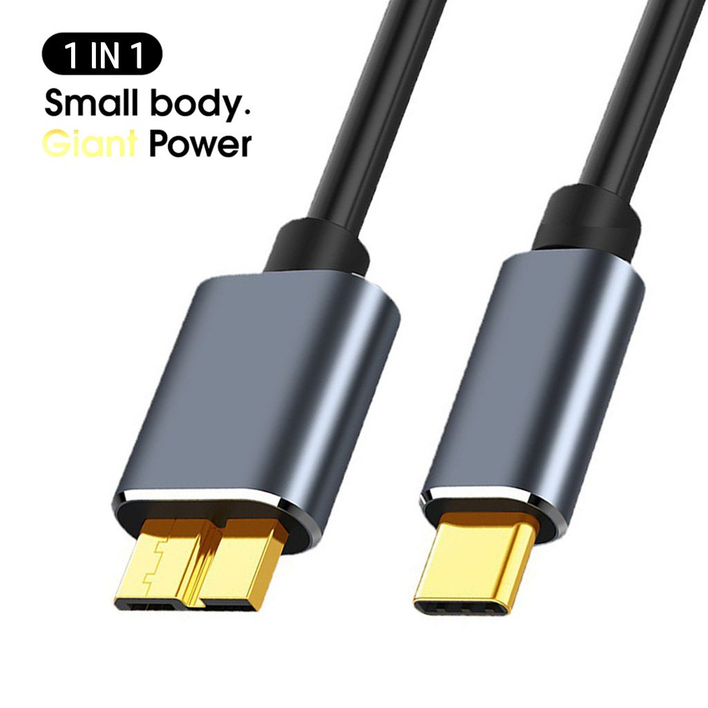 Micro B to Type C Cable -Portable Hard Disk HDD to Type C Cable - Type-C to USB 3.0 Micro B connector 5Gbps cable - Image 12