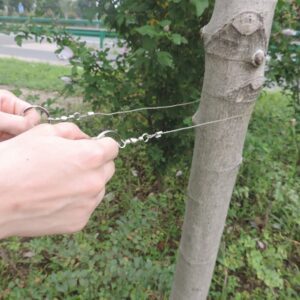 Survival wire chain saw for Camping and outdoors