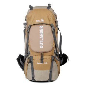 Outlander 60L Large Capacity Outdoor Hiking Backpack – Durable Camping & Travel Bag
